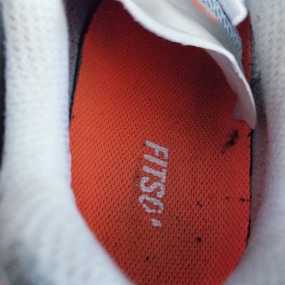 Rare Nike Air Max 2012 Metallic Silver/ Orange - Picture 3 of 9